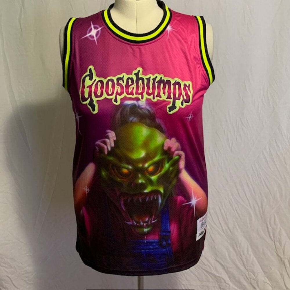 Headgear Classics Basketball Jersey Goosebumps Carly Beth 1993 #93 Mens L
